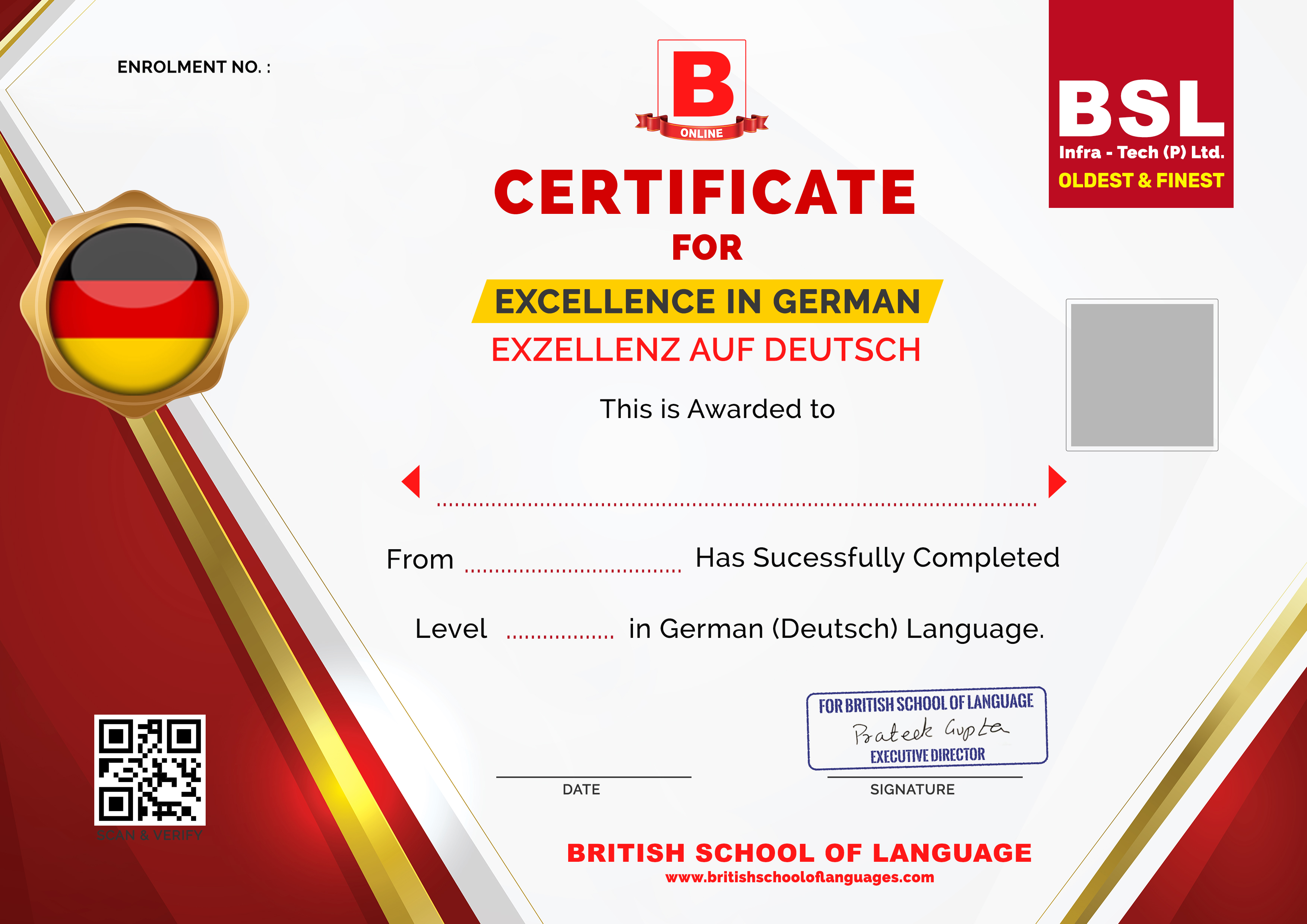 Certificate Request BSL